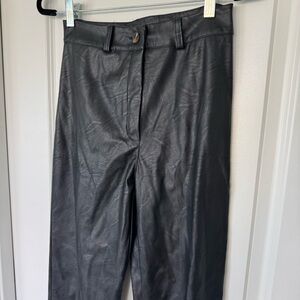 Boohoo leather pants